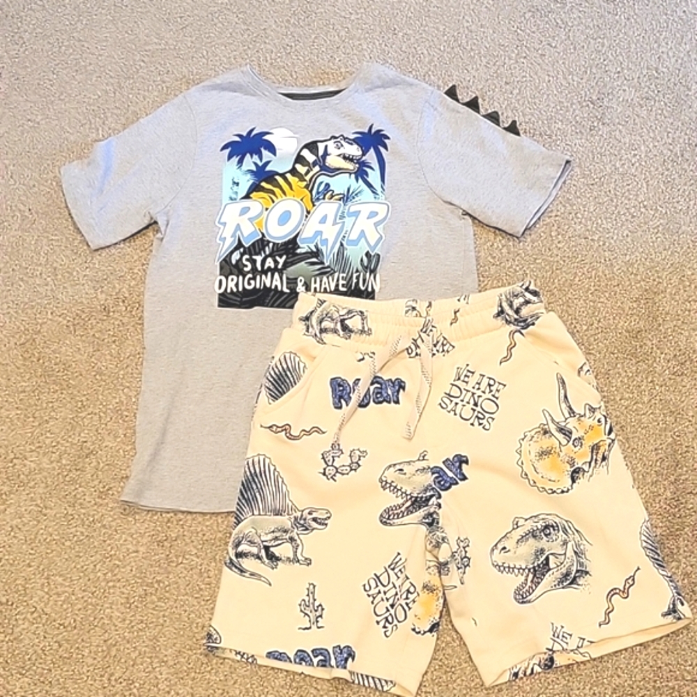 365 kids 2pc dinosaur set size 10